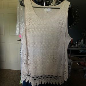 Lace tank